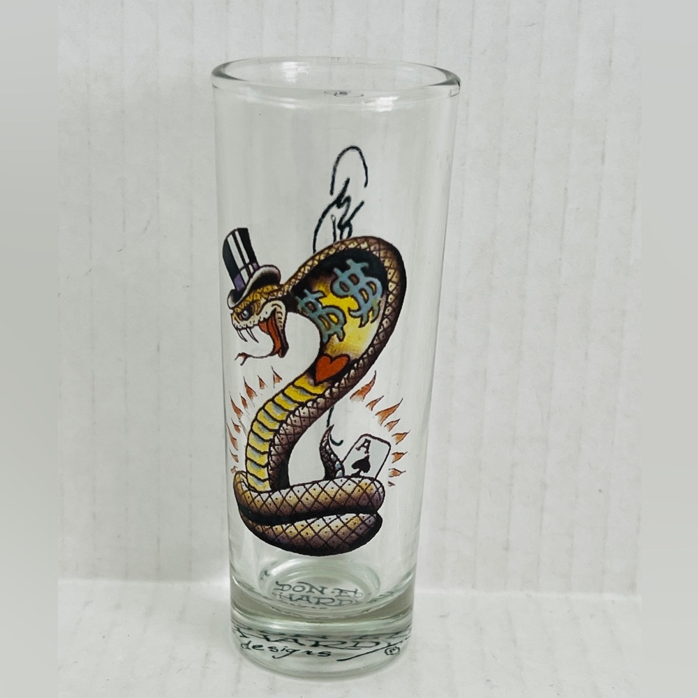 Ed Hardy Shot Glass 4”